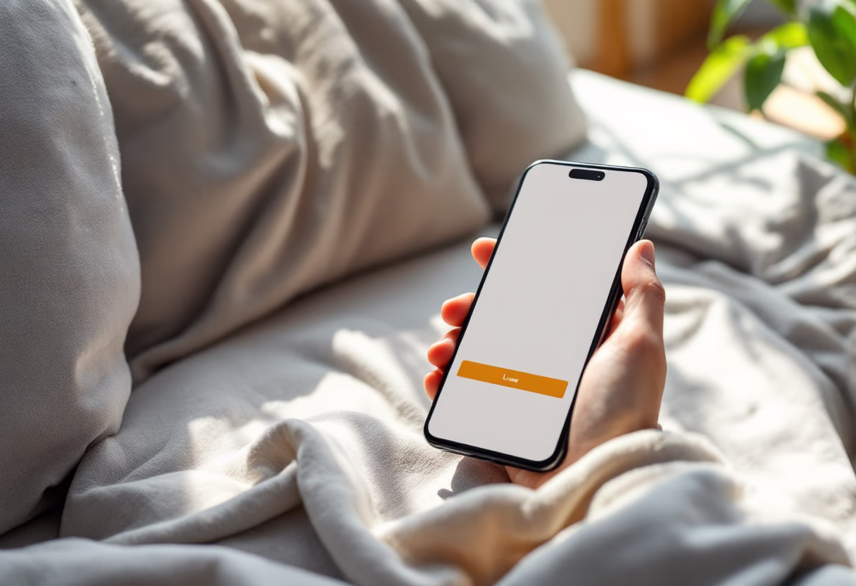 [interface] image of a mobile device with a website loading on it (for a ai legal tech company)