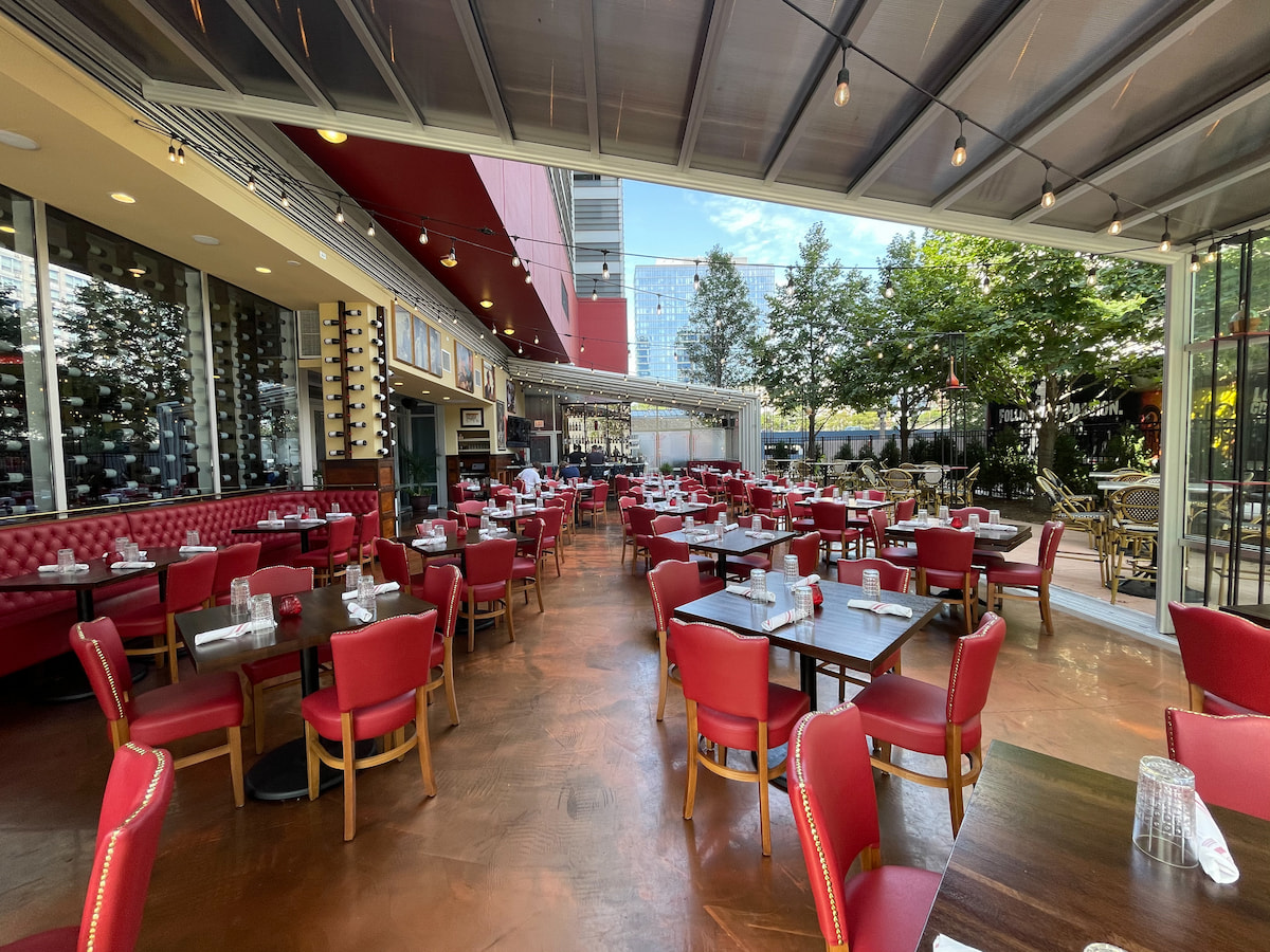 Inside view of The Piazza at Il Culaccino