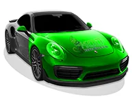 Illustration highlighting the front bumper, full hood, fenders, mirrors and headlights