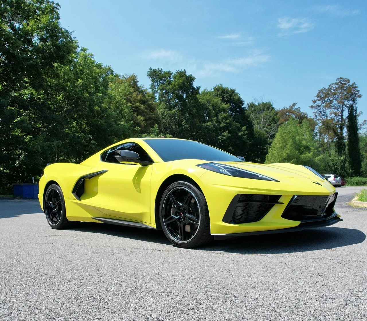 Yellow Corvette — Window tint and paint protection film at KOD Auto Films