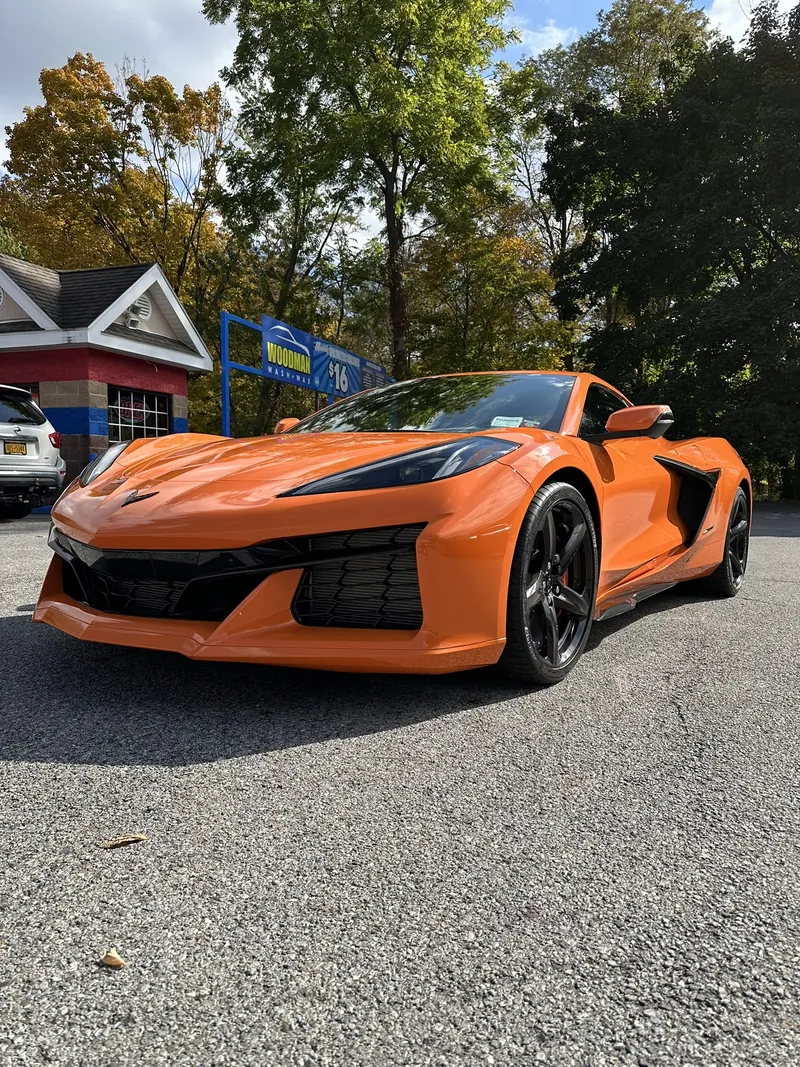 Orange Corvette — Paint protection film at KOD Auto Films