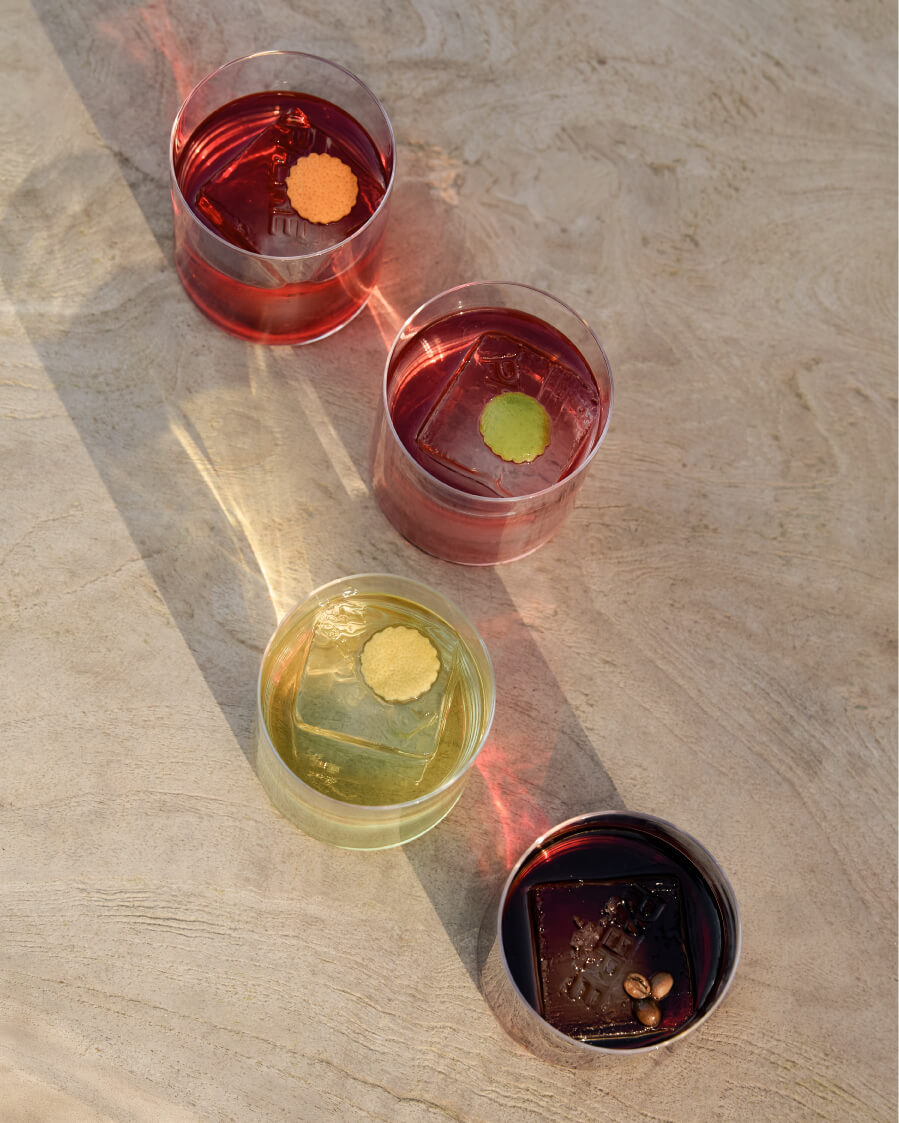 drinks on table