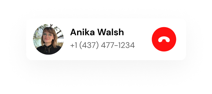 customer call notification