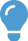 Blue lightbulb icon