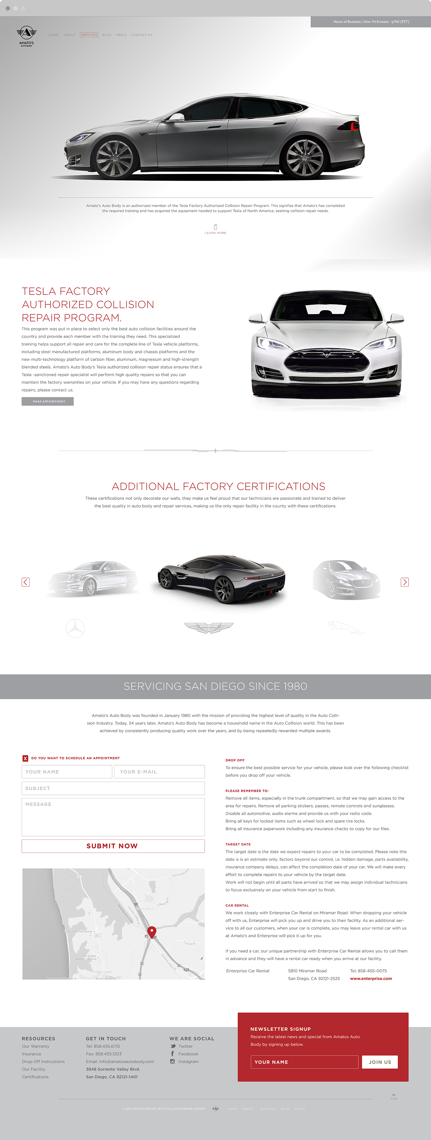 Tesla Website