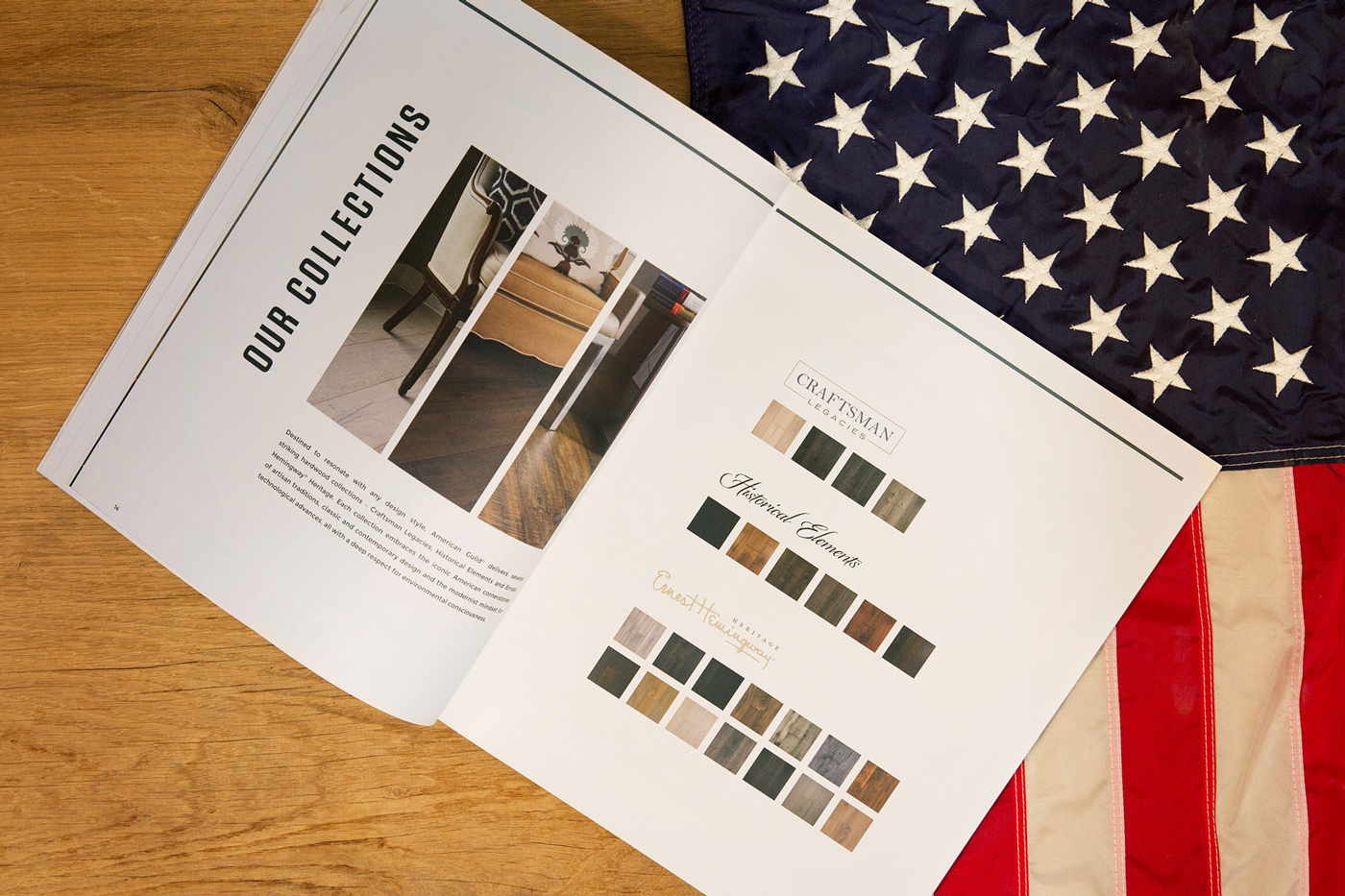 Flooring Catalog Graphic Print Design