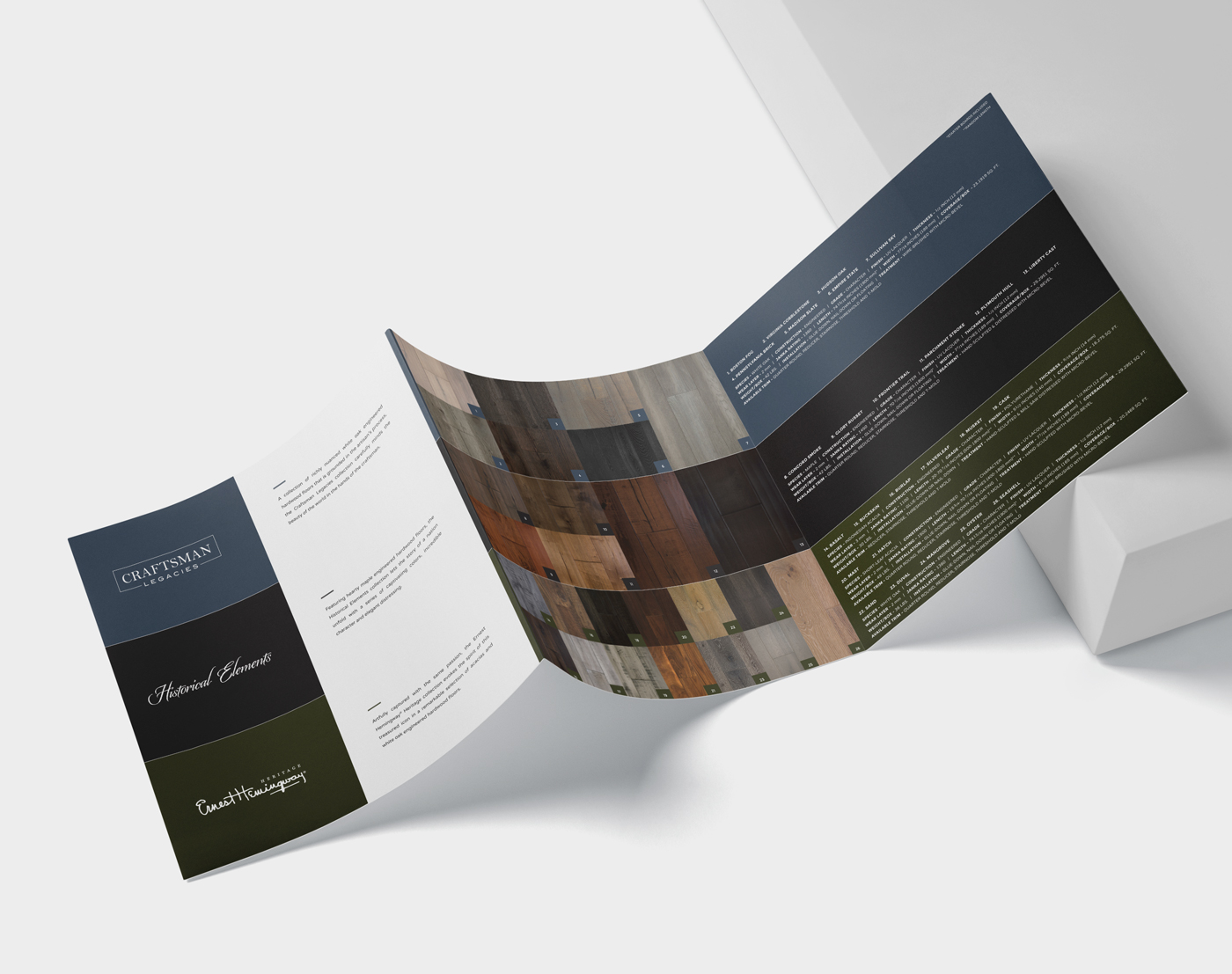 Flooring Brochure Graphic Print Design