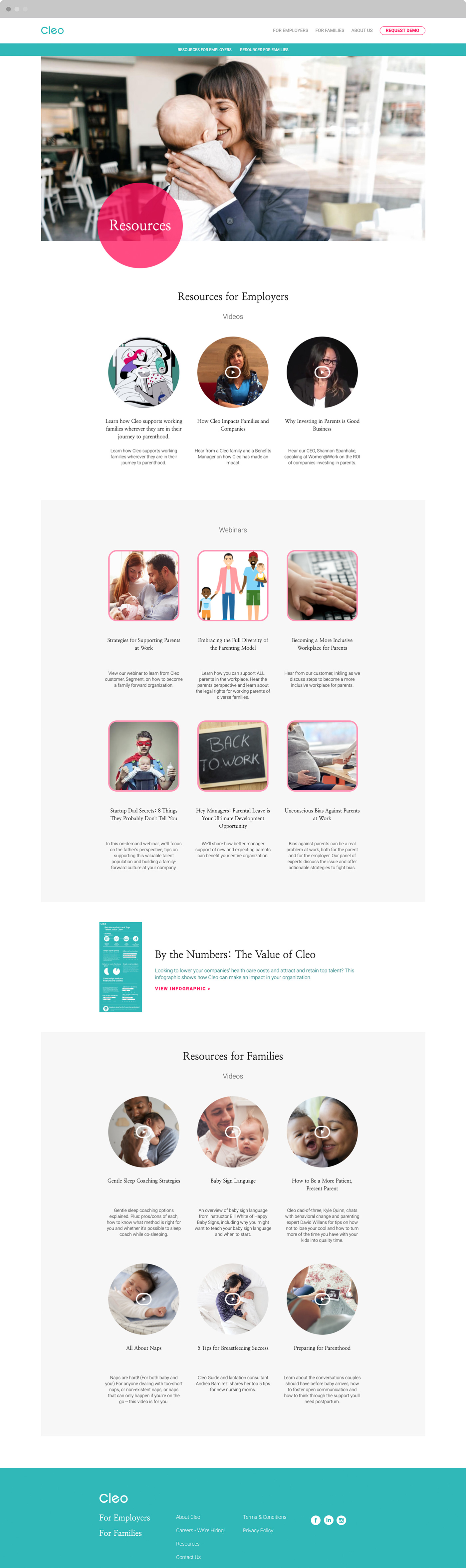 Health Startup Website Design