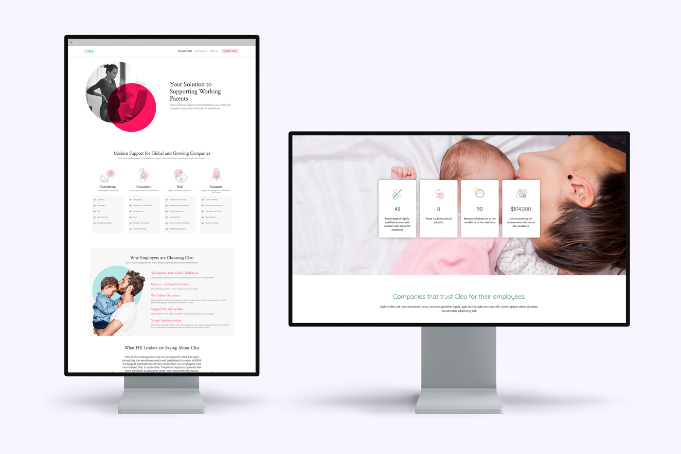 Health Startup Responsive Website Design