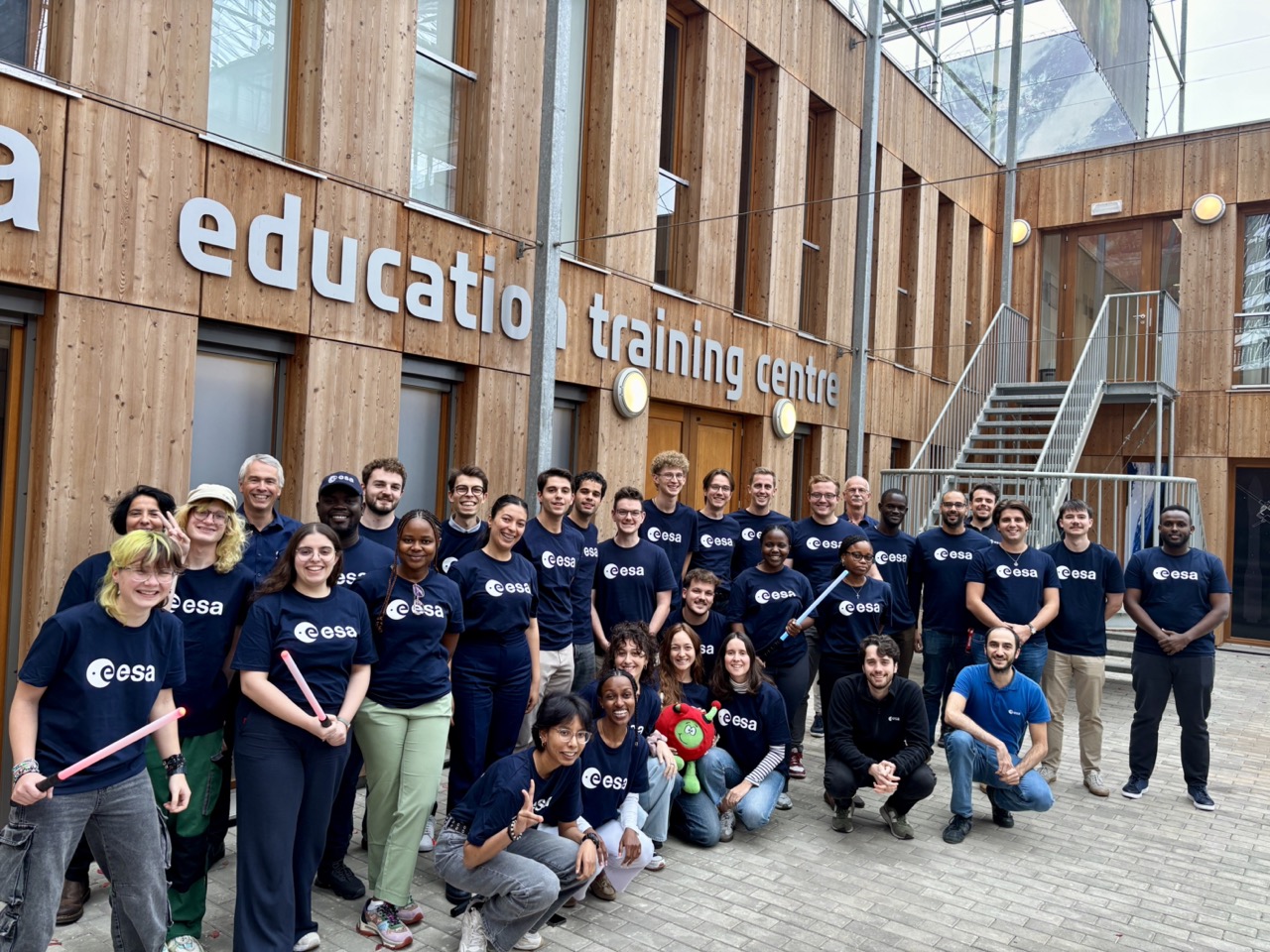 image of a satellite orbiting earth