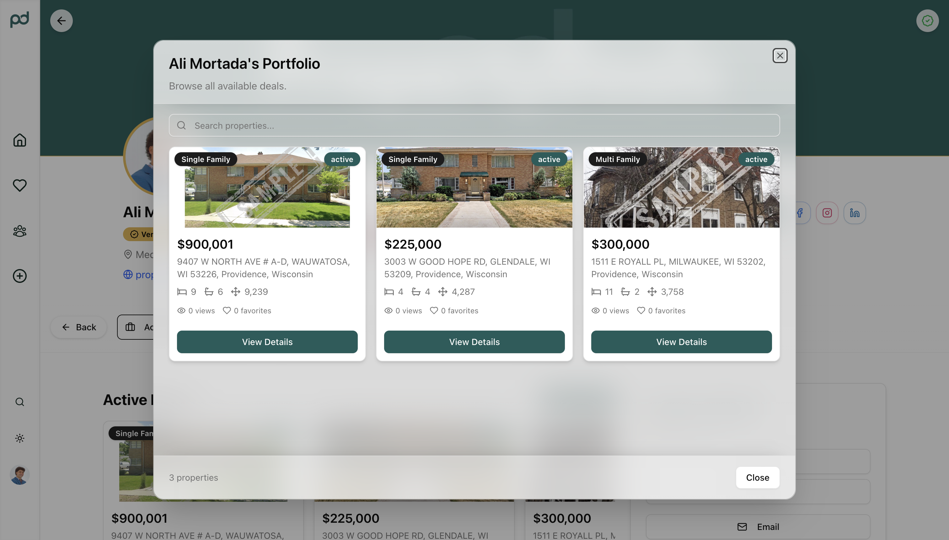 Property Financial Information