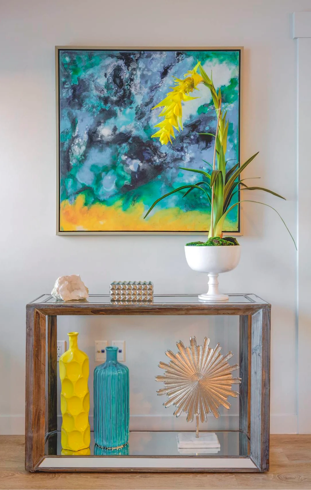 decorative vases and photo