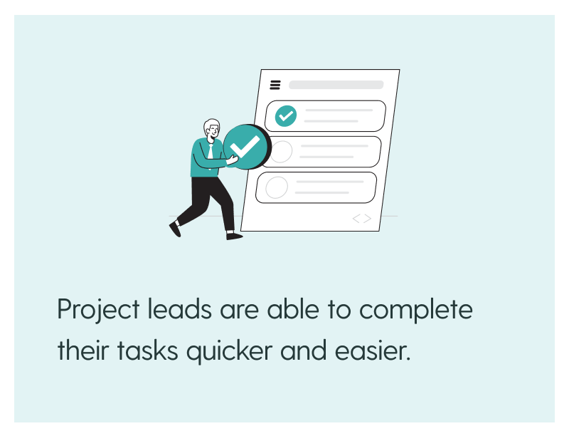 New hires are able to onboard quicker since the dashboard guides them through the needed steps and promotes best practices.