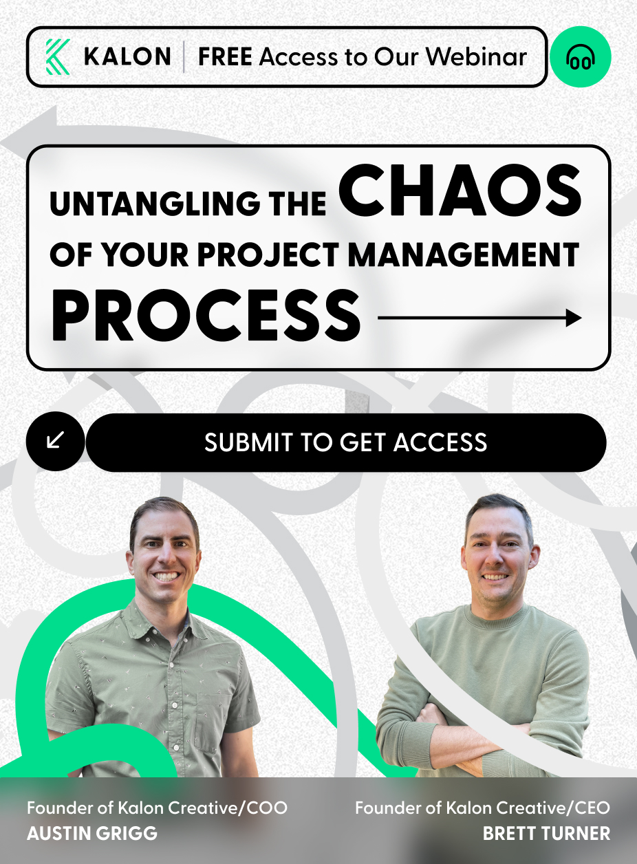 Untangling the Chaos of Your Project Management Process Webinar Graphic