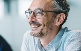 Male University staff member