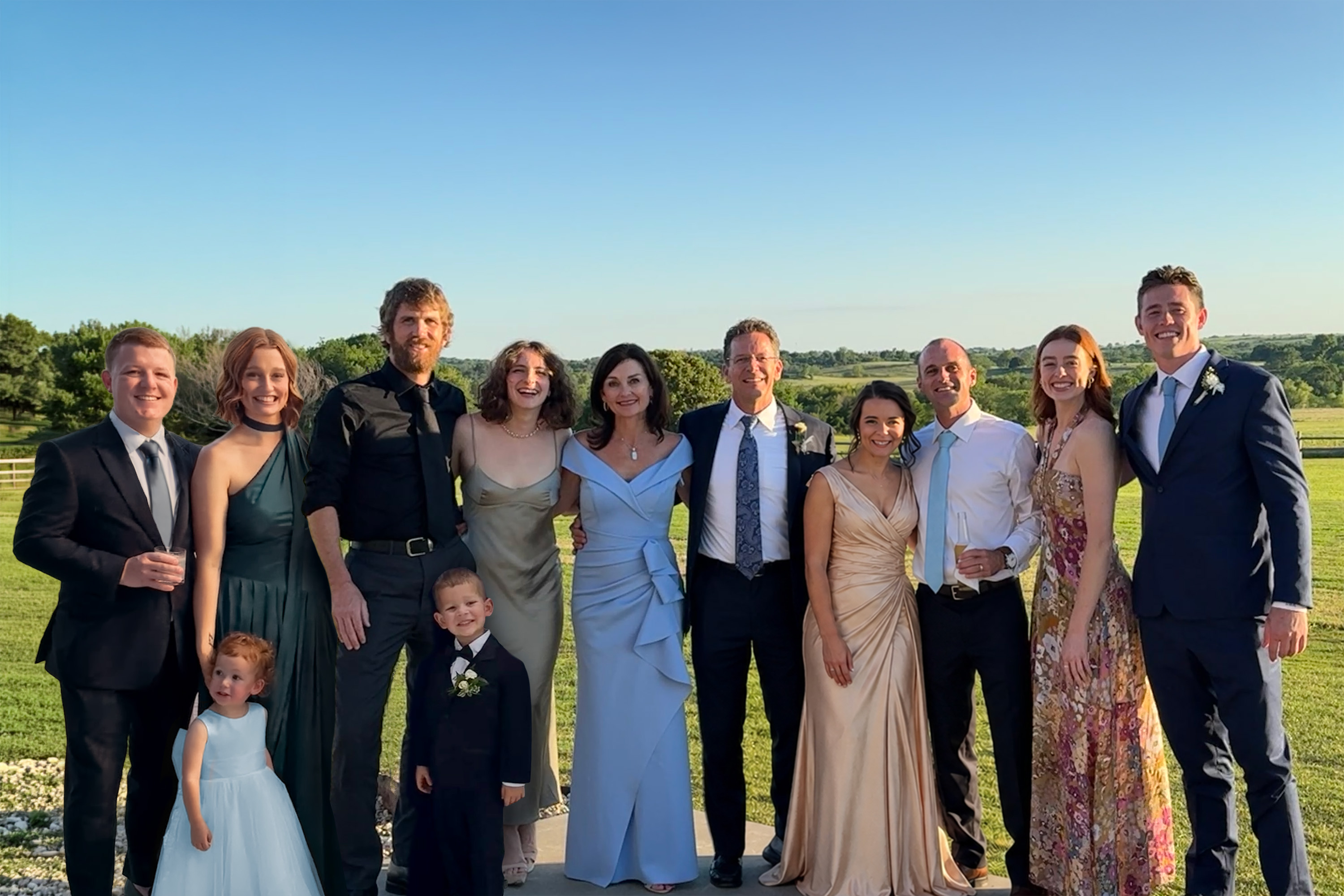 Melanie and her family