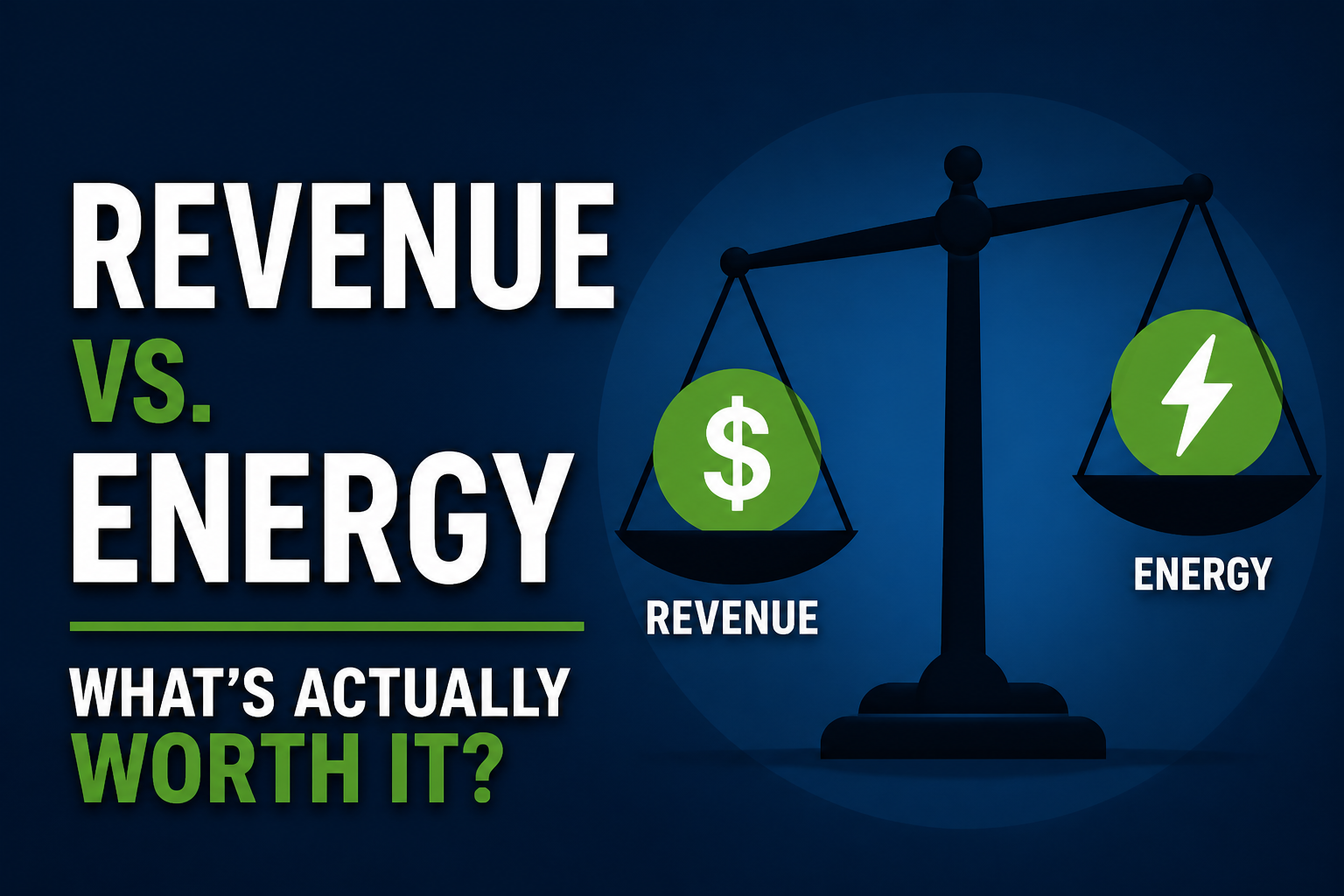 Revenue vs. Energy: What's Actually Worth It in Your Business