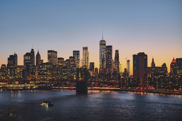 Manhattan in the distance