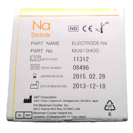 Sodium (Na) Electrode, Olympus - Image 2