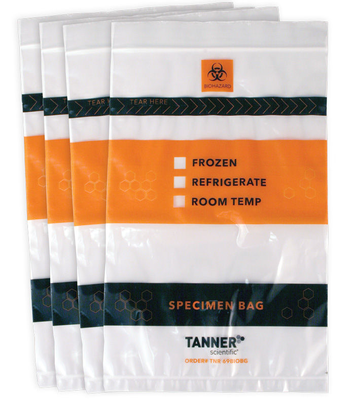 Biohazard Specimen Bag 6 x 9