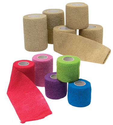 Cohesive Bandage 1 x 5 yds, Assorted Colors