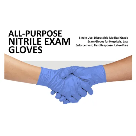 Glove Exam Nitrile N/S Purple M