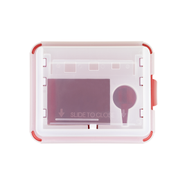 Sharps Container 1 Qt Slide Lid Red - Image 10