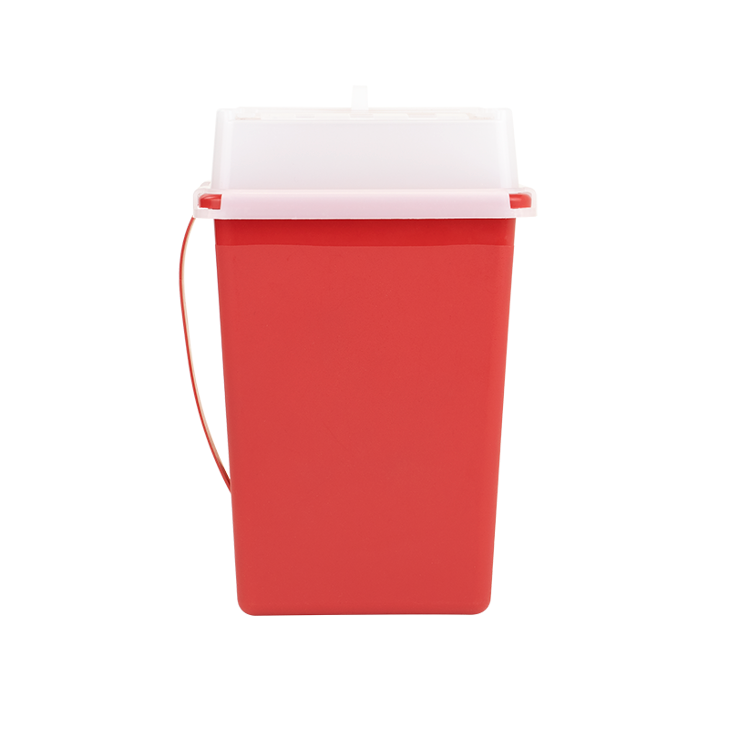Sharps Container 1 Qt Slide Lid Red - Image 9