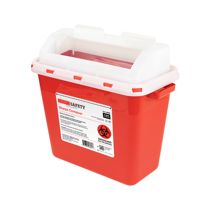 Sharps Container 3 Gal Mailbox Lid Red - Image 6
