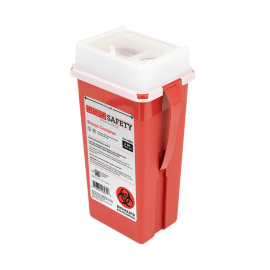 Sharps Container 2 Qt Slide Lid Red - Image 10