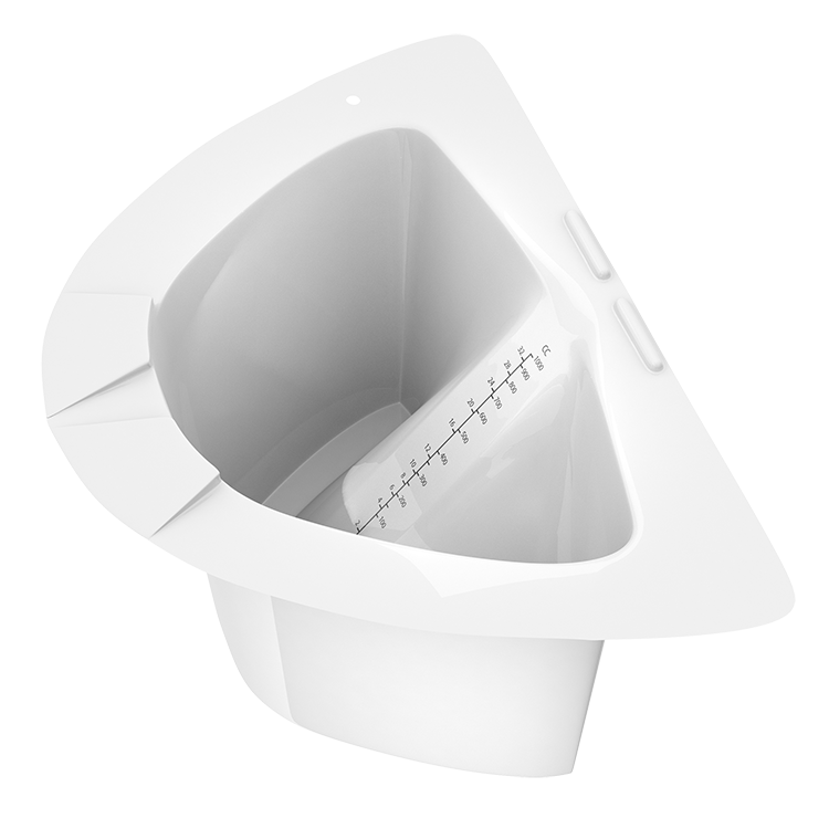 Specimen Container Nuns Cap White - Image 3