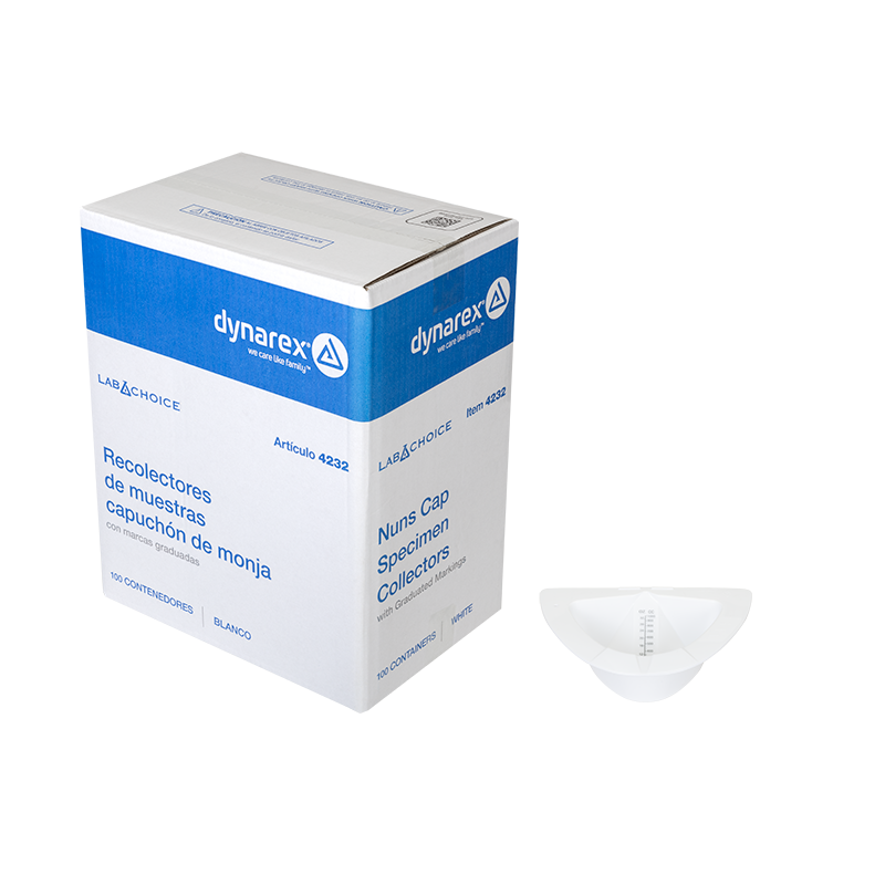 Specimen Container Nuns Cap White - Image 6