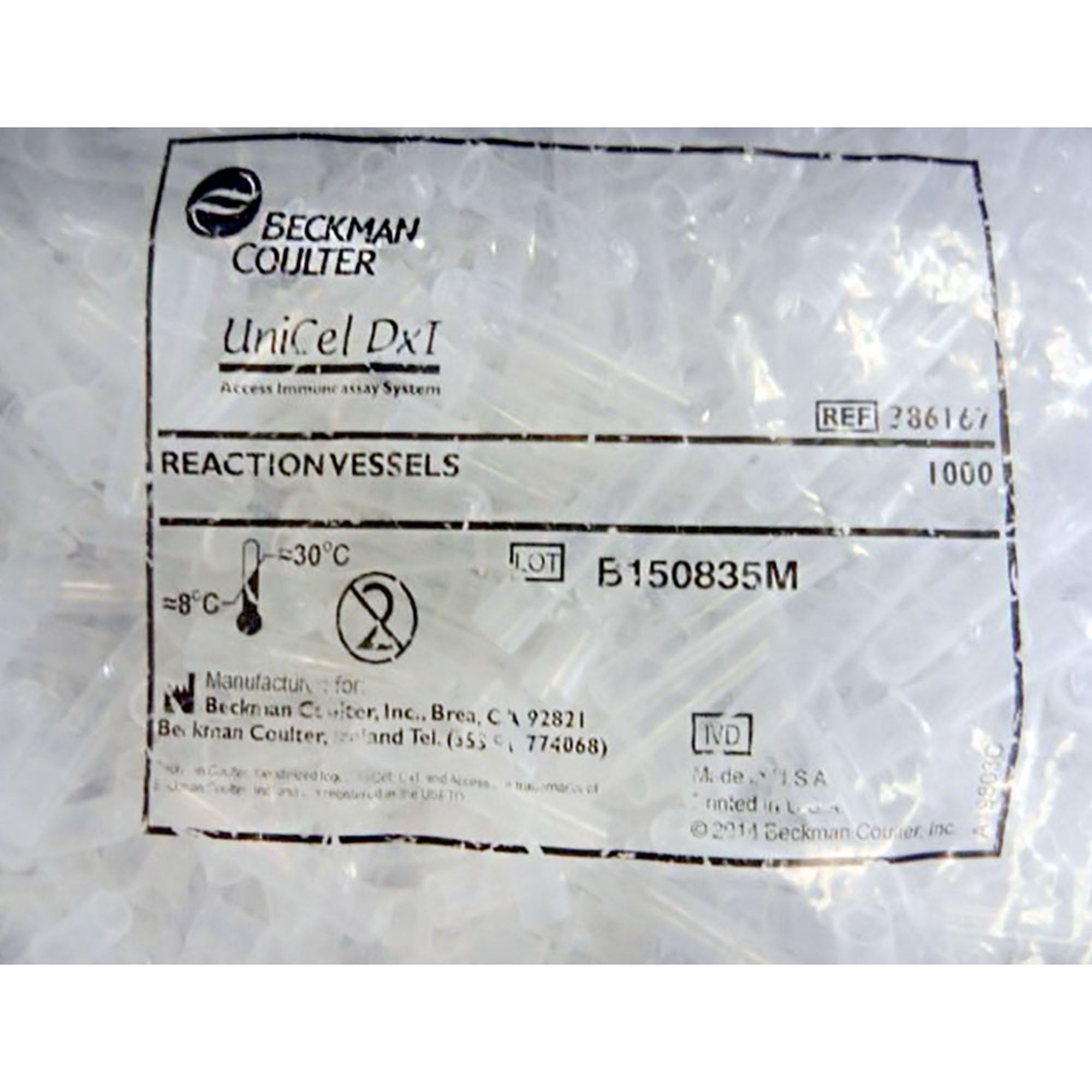 UniCel DXI 800 Reaction Vessel 10bg/Bx - Image 2