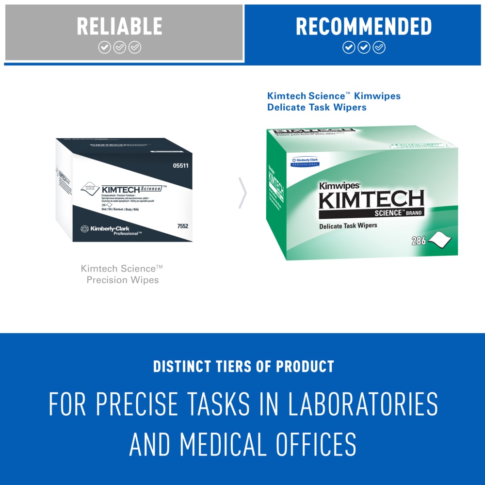 Wipe Delicate Task KimWipes 4 1/2" x 8 1/2" - Image 6