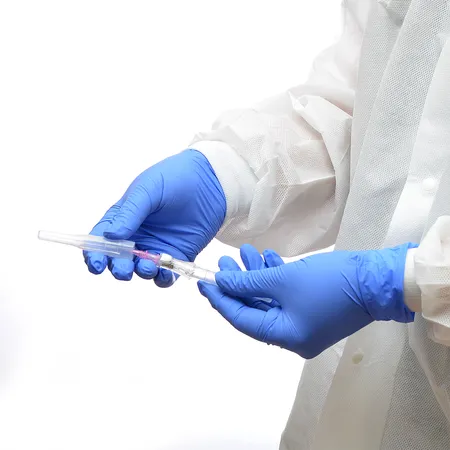 Glove Exam Nitrile N/S Blue S