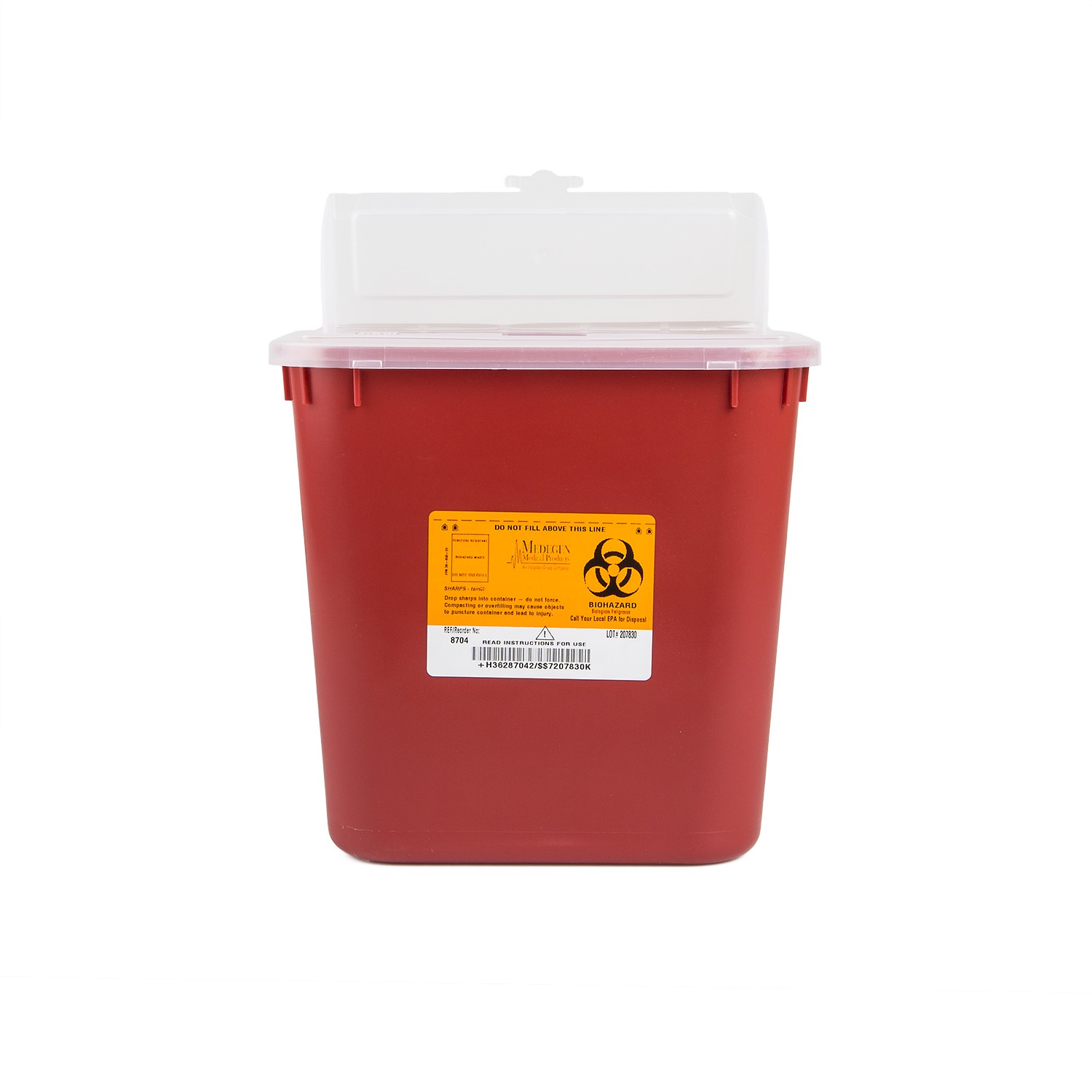 SHARPS CONTAINER 2 GAL STACKABLE