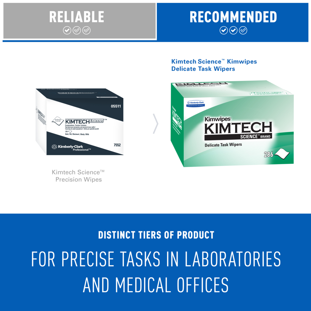 Wipe Delicate Task KimWipes 4 1/2" x 8 1/2" - Image 11