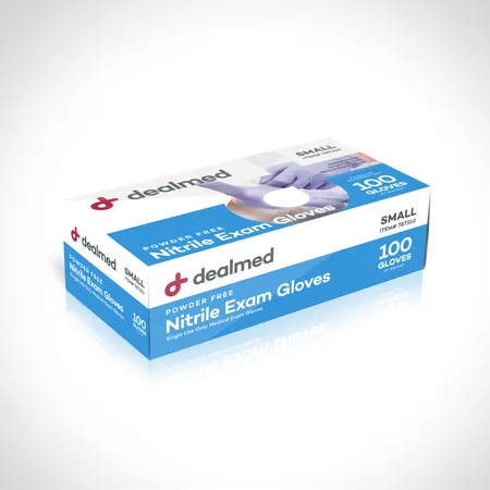 Glove Exam Nitrile N/S Blue S - Image 2