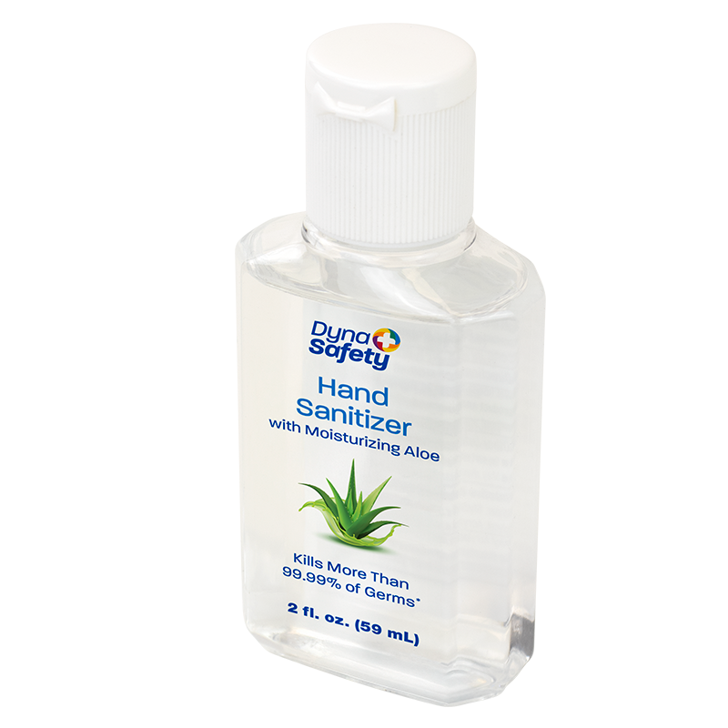 Hand Sanitizer 2 oz Square Bottle - Image 2