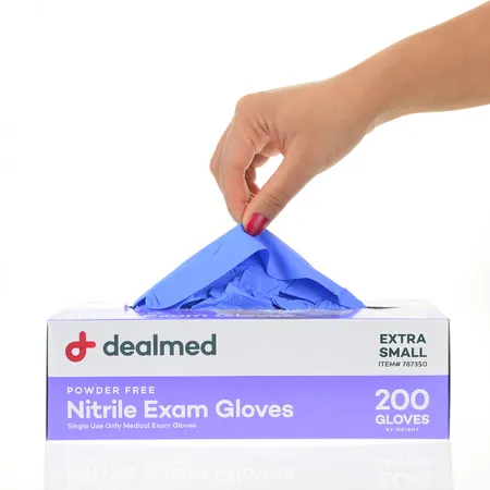 Glove Exam Nitrile N/S Blue XS - Image 6