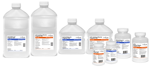 Normal Saline 250 mL Screw Top Container