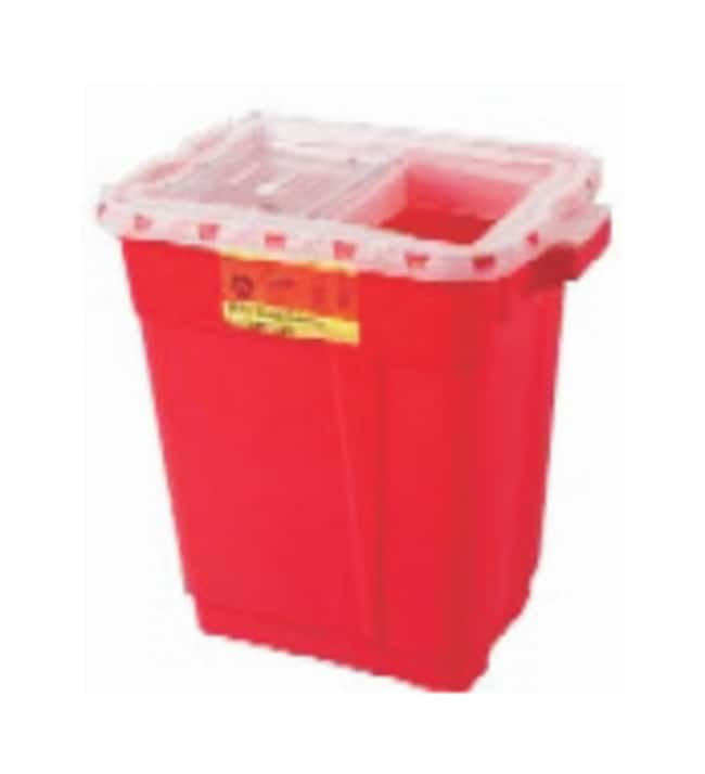 Sharps Container 19 Gal Slide Top Red - Image 2