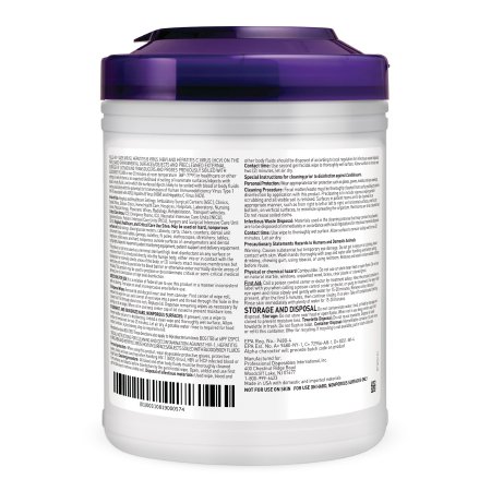Wipe Germicidal Super Sani-Cloth 6" x 6 3/4" Large Disp - Image 12
