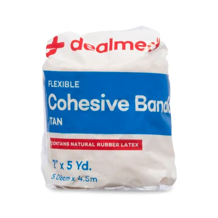 Cohesive Bandage Latex Tan 2 x 5 yds - Image 6