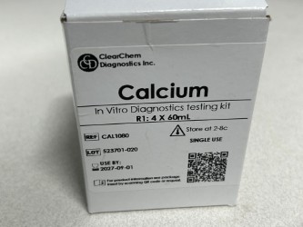ClearChem Diagnostics CAL1080 Calcium 4X60 ML