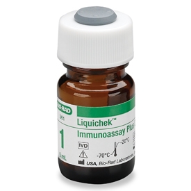 BioRad 361 Liquichek Immunoassay Plus Control, Level 1 (88 analytes); level 1 of 3 (12 x 5 mL)