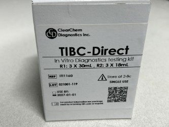 ClearChem Diagnostics ITI1160 TIBC- DIRECT
