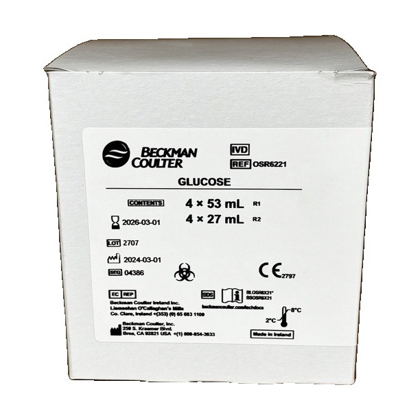 Glucose Hexokinase Reagent 4x1300 Tests