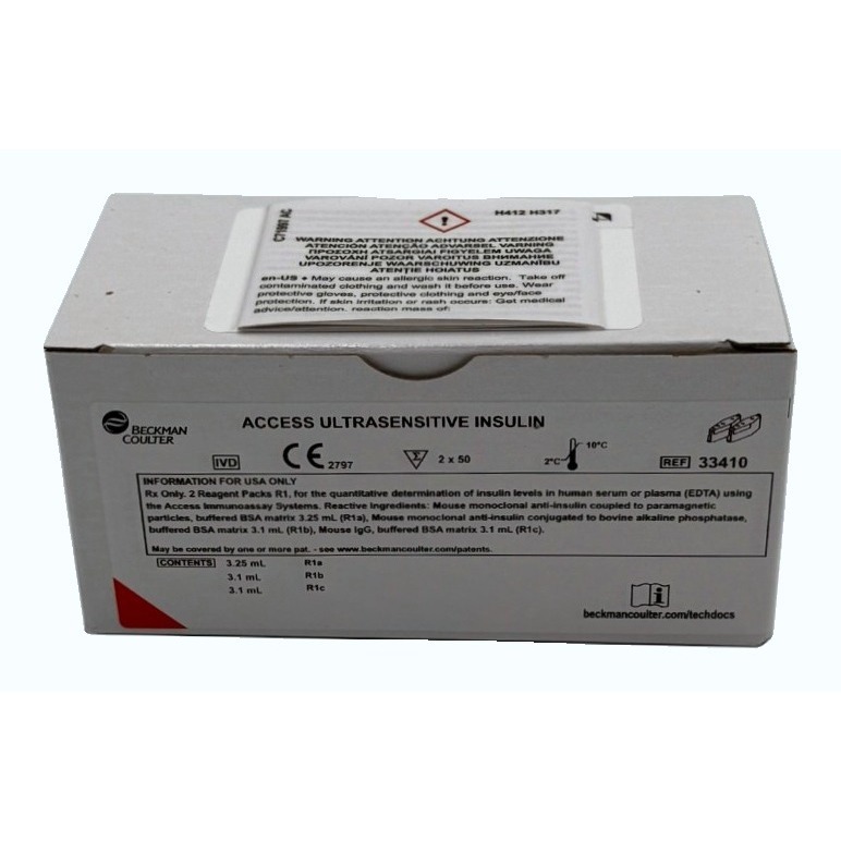 Insulin Reagent (EDTA) 2x50 Count Tests Ea