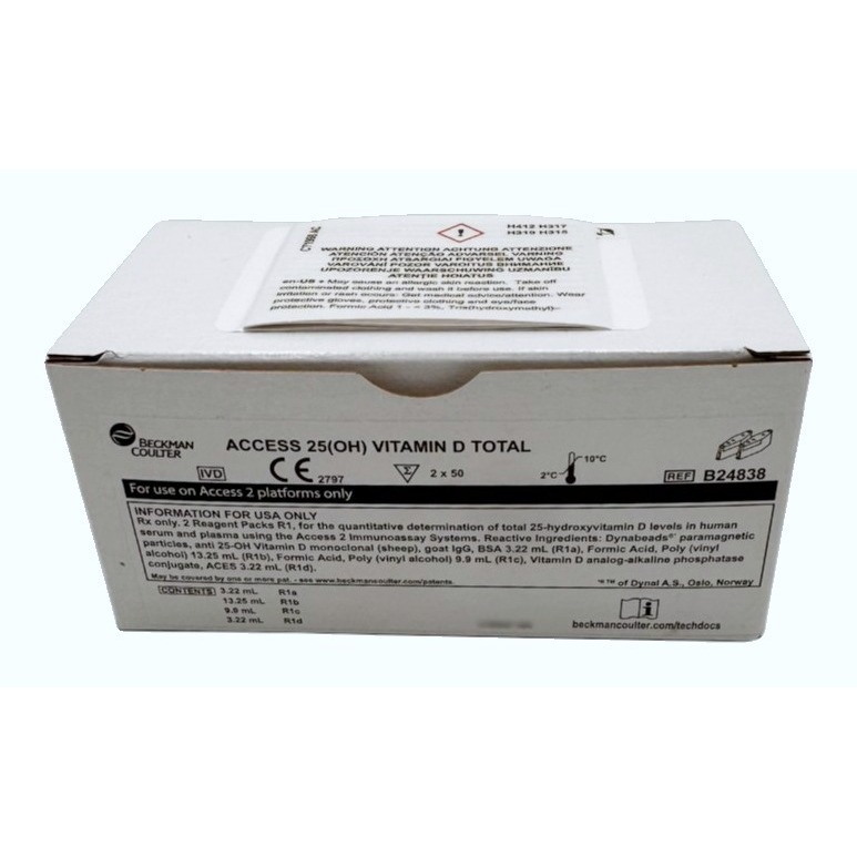 Total Vitamin D 2x50 Tests Ea